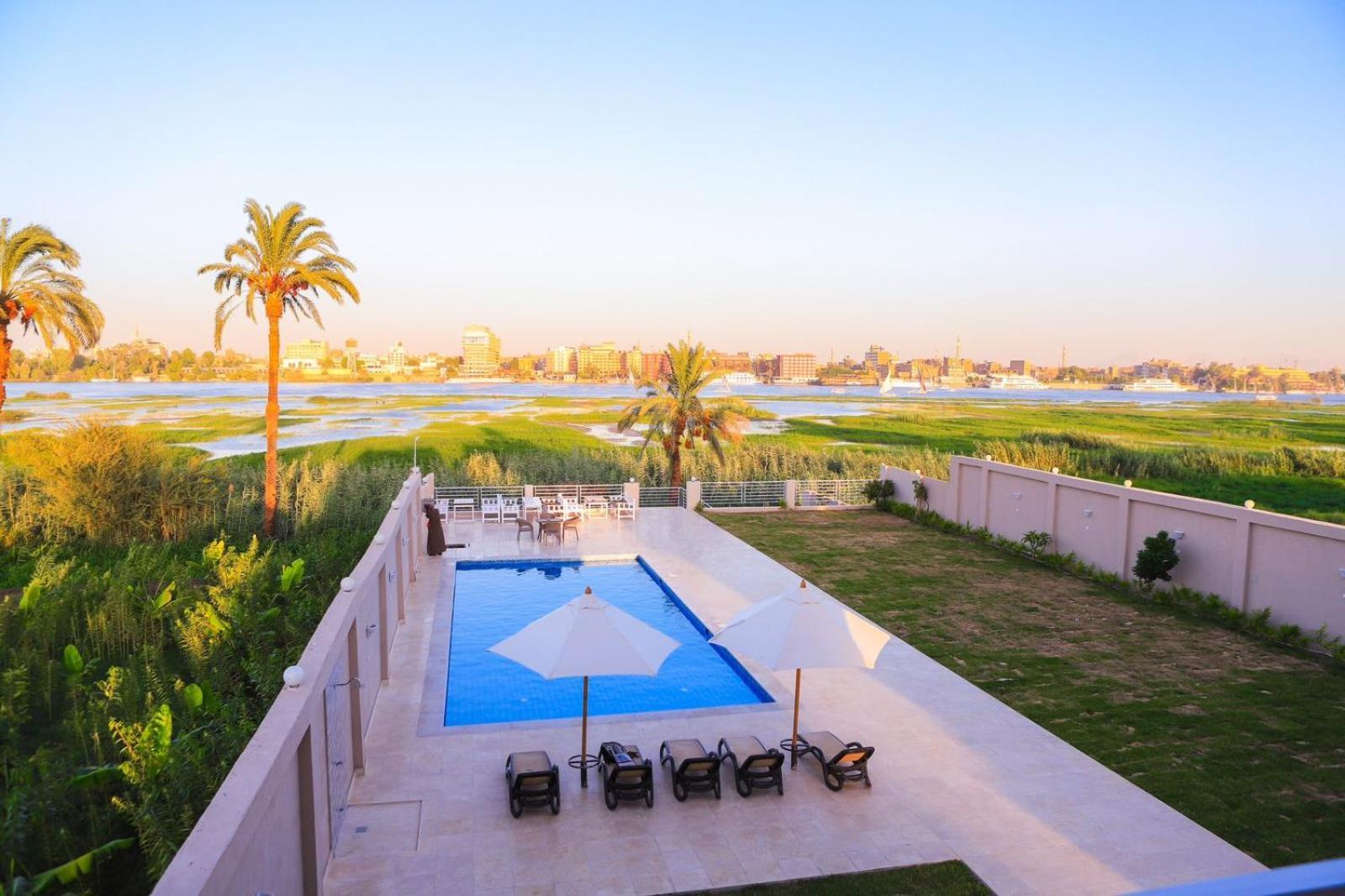 Royal Nile Villa - Pool View Apartment 1 Luxor Luaran gambar