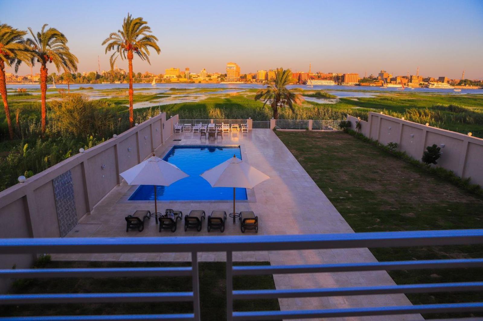 Royal Nile Villa - Pool View Apartment 1 Luxor Luaran gambar